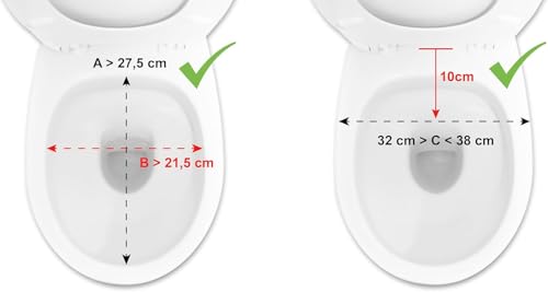 PEPE Mobility - Toilettensitzerhöhung mit Deckel 10cm, Weiß