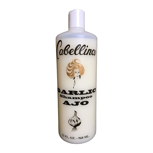 Cabellina Garlic Shampoo - Hair Loss Shampoo - Hair Growth for Women and Men 32 Ounce