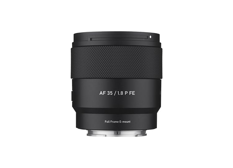 Image of Samyang Auto Focus AF 35mm F1.8 P Prima Series Compact Full Frame Wide Angle and Prime Lenses for Both Photography and Video Creation Lens for Sony E Mount, Black