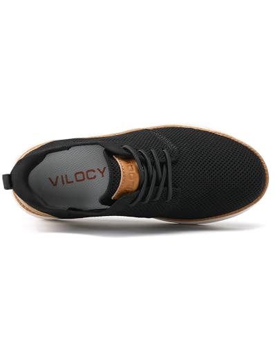 Image of VILOCY Boy's Slip On Casual Dress Sneaker Hands Free Fashion Shoes Comfortable Oxfords Mesh Tennis Breathable School Uniform Formal Church Shoes(Little Kid /Big Kid)