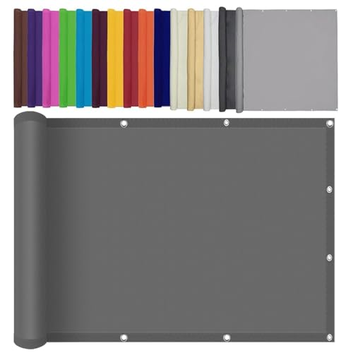 Voile d'ombrage extérieur imperméable auvent rectangulaire gris