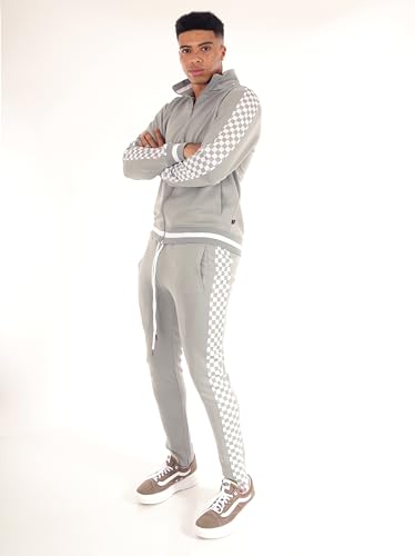 Image of SCREENSHOT-TRACK JACKET Mens Urban Hip Hop Premium Track Jacket - Slim Fit Side Taping Sportswear Urbanwear Streetwear Top