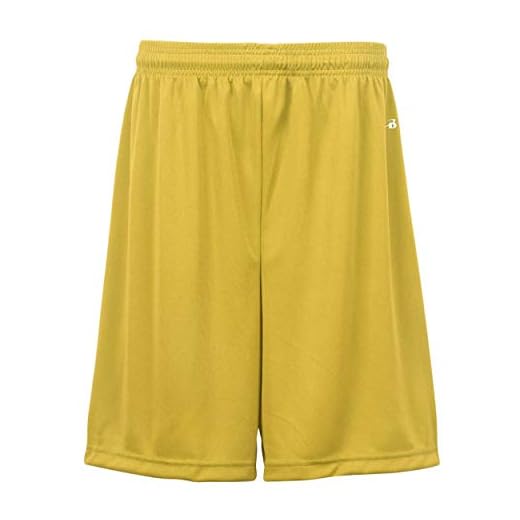 Badger 2107 BD Yth B-Dry Core Short - Gold - M [Apparel]
