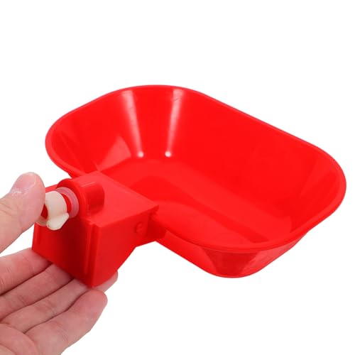 5 Pezzi Abbeveratoi Automatici per Pollame Grandi in PP Ciotole Antigoccia per Polli Anatre e Oche Impianto di Abbeveraggio con Tubo Acqua Adatti per Allevamento e Fattoria - immagine 4