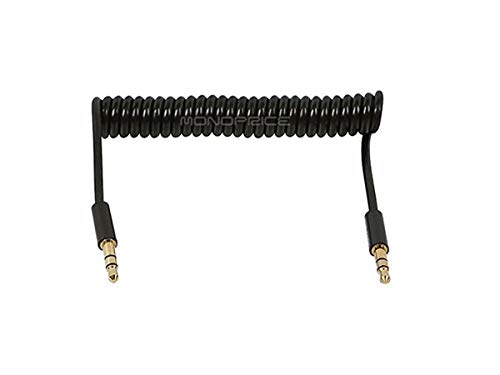 Cable de audio estéreo Monoprice 3 pies negro miniatura 2