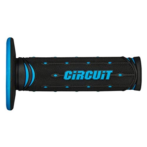 CIRCUIT EQUIPMENT Jupiter Racing Conjunto de Manoplas de Moto, Preto/Azul, 7 x 17 x 20 cm