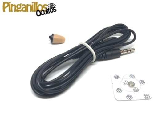 Pinganillo para exámenes oculto auricular mini con collar y micrófono incorporado 6