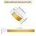 MIAHART Paper Wristbands for Events - 300 Pcs Gold Waterproof Party Arm Bands for Lightweight Concert Use