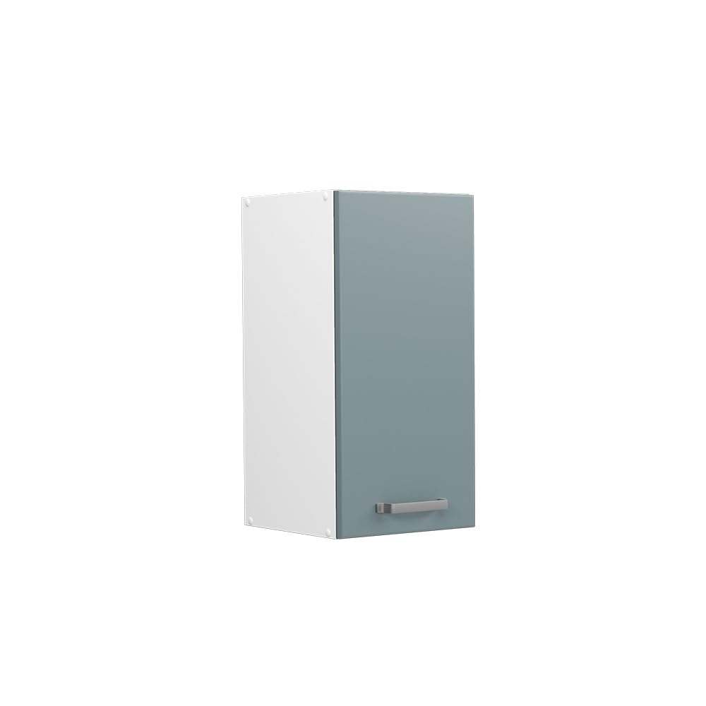 Vicco Wall cabinet Raul, Blue-Grey, 30 cm, for flexible combination within modular kitchen systems