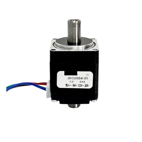 Moteur pas à pas NEMA11 1.8° 4 fils avec double arbre pour automatisme