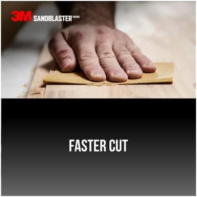 Miniatura 8 de 3M 20060-G-4 Papel de lija de grano grueso de grano 60 con agarre antideslizante, 11 x 9 pulgadas