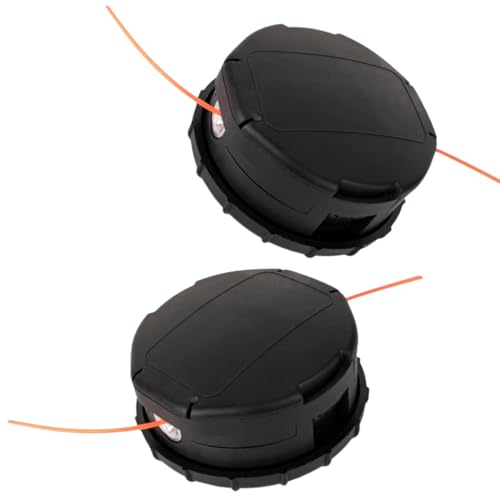 Speed-Feed 450 Trimmer Head (10*1.25) SRM-266 for Echo SRM 266 SRM266 SRM-266S SRM-266T SRM-266U SRM-280 SRM-280S SRM-280T SRM266 Weed Eater Straight Shaft Replaces 99944200903 X047000940 (2 PACK)