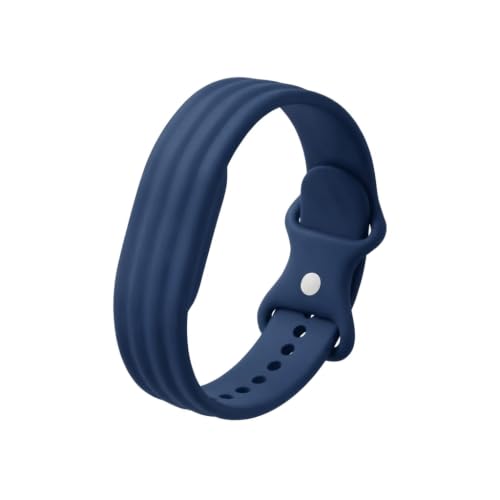 Image of Premium Silicone Band Compatible with Google Fitbit air, Removable Soft Belts for Fitbit air Wristband, Smartwatch Band for Men & Women (Blue)
