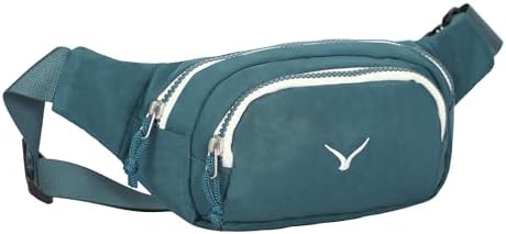 Hynes Eagle Fanny Pack Belt Bag for Women Men Fashionable Sling Crossbody Bag Waist Pack with Adjustable Strap Green