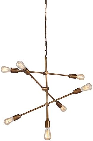 Signature Design by Ashley Furniture Nastalya Metal Urban Pendant Light, Gold