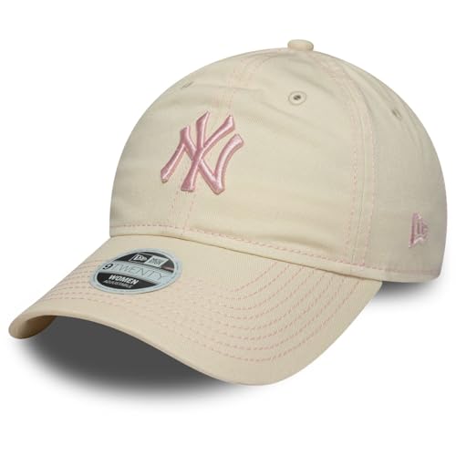 New Era 9Twenty Femme Cap - Washed New York Yankees Beige