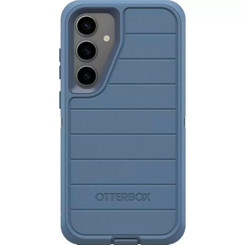Image of OtterBox Galaxy S25+ (Only) - Defender Series Case - Case Only - Screenless - Rugged & Durable - with Port Protection - Microbial Defense Protection (Baby Blue Jeans (Blue))