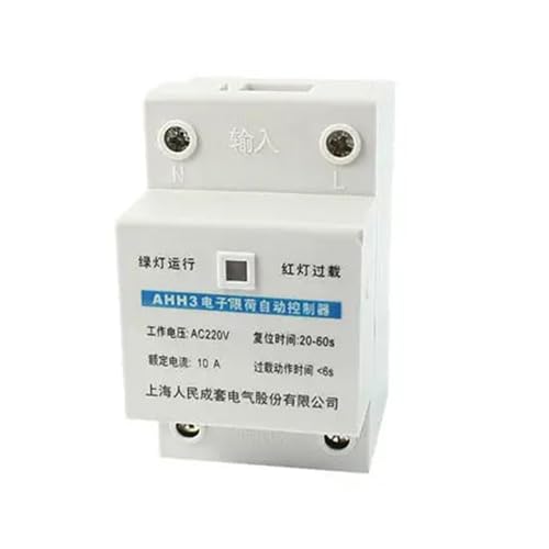 Éviter moteur grillé avec le contrôleur 2 pôles AC 220V 10A sur rail DIN