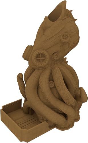 Tour de dés Octopunk Feldherr accessoire de jeu de rôle or pour lanceur de dés
