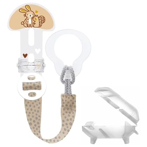 MAM Adjustable Pacifier Teat Cover and Chain Cover