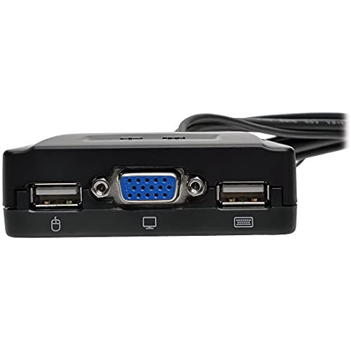 Switch KVM Tripp Lite B032-VU2 Nero pour contrôler deux PC