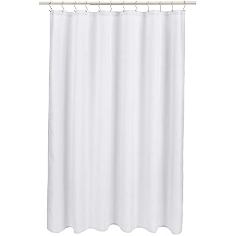 Amazon Basics Linen Style Shower Curtain Cover