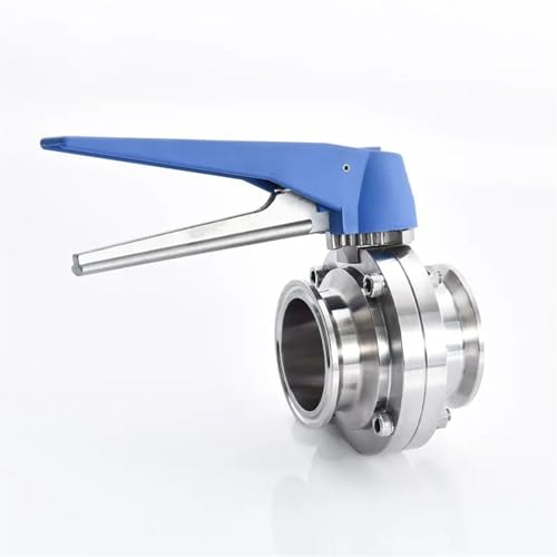 Vanne papillon à gâchette pression en acier inoxydable SS304 robuste - 7