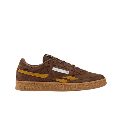 Reebok Club C Revenge Vintage, Baskets Unisexe-Adulte, Simplebrown Trophygold Gum, 42 EU