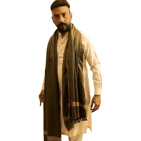 SHOPUKASA Men's Warm Winter Shawl Scarf Cover