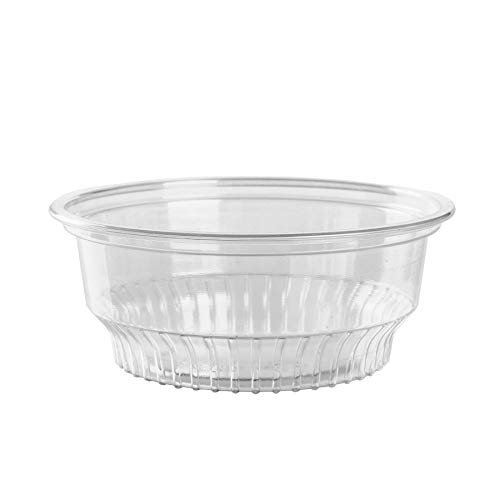 New Arrivals GOLDEN APPLE, 5 oz Clear Plastic Cups for Ice Cream, Snack Bowl no lids (50 Count)