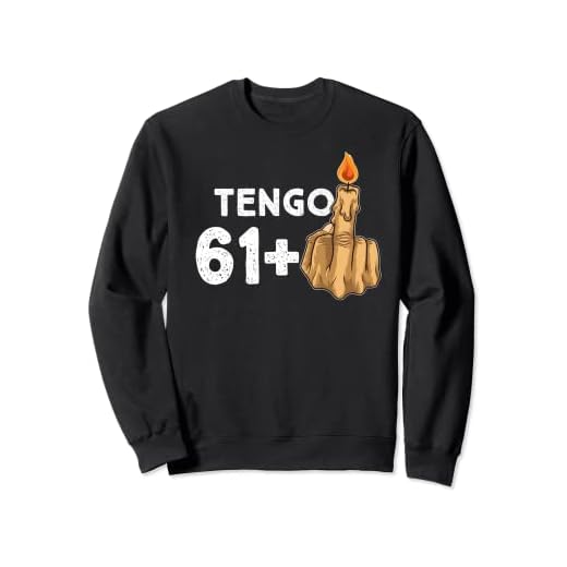 61+1 Dedo Medio Vela De Cumpleaños Para El 62º Cumpleaños Sudadera