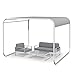 Produktbild blumfeldt Pergola, Metall Pavillon mit Polyester Schiebedach und Seiten, Sonnensegel mit Gestell, Überdachung Freistehend, Sonnenschutz für Garten und Terrasse, Gazebo Wasserdicht und Stabill