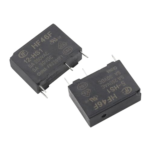 Relais de puissance 12V HF46F-12-HS1 5A à isolation renforcée 4 broches