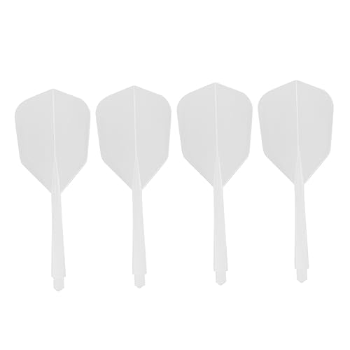 BCOATH Flights Set 4 Pcs Fine Thread Plastic Accessories White for Sports Enthusiasts Family Gatherings