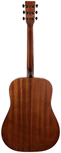 Barcelona D500 Dreadnought Acoustic Guitar - Natural Bundle With Gig Bag, Strings, Tuner, Strap, Picks, Fender Play Online Lessons, Austin Bazaar Instructional Dvd, And Polishing Cloth #TOP4
