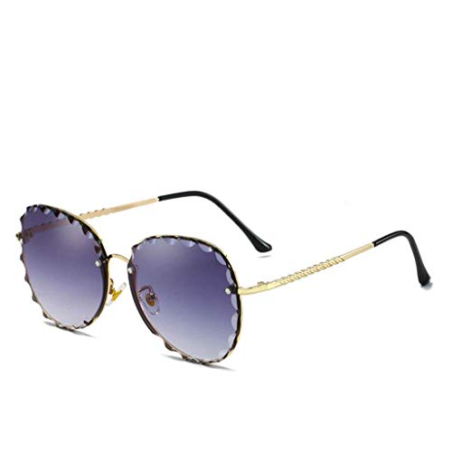 Lunettes de soleil rondes transparentes pour femmes qui aiment les voyages
