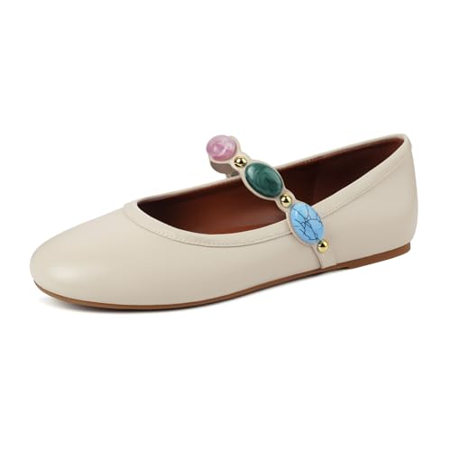 Image of Ballet Flats Mesh Shoes for Women Mary Janes Flats | Wide Feet Options, Woven Mesh Flats, Soft Cushion, Comfortable Ballerina Flats, Casual, Dress Shoes, Daily, Work, Versatile