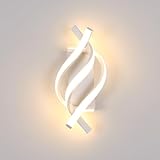 Materiale: Realizzato in acrilico e metallo di alta qualità, resistente, anticorrosivo e durevole per una lunga durata. La base in metallo è robusta e durevole, la striscia LED è luminosa e morbida senza abbagliamento, il paralume in acrilico ha una trasmissione uniforme della luce e il driver LED di alta qualità è stabile e la luce dura a lungo senza sfarfallare. È una moderna applique a LED con materiali eccellenti.