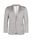 Roy Robson Herren Sakko Business-Anzug Jacke, Light/Pastel Grey, 46