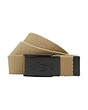 El complemento perfecto para tu armario, el cinturón Billabong está hecho de un tejido de poliéster y cuenta con la marca Billabong en la hebilla y la punta. Características: Material: 32 mm de poliéster con hebilla y punta. Tamaño: 110 cm