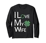Photo Gallery i love my wife irish st.patricks day shamrock coppia abbigliamento maglia a manica Photo Gallery i love my wife irish st.patricks day shamrock coppia abbigliamento maglia a manica