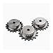 ULSDKLDY Tooth Roller Chain Sprocket 1Pcs 08B Roller Chain Sprocket A3 Steel Industrial Sprocket Wheel 4-Point Sprocket(37T(OD 154.5))