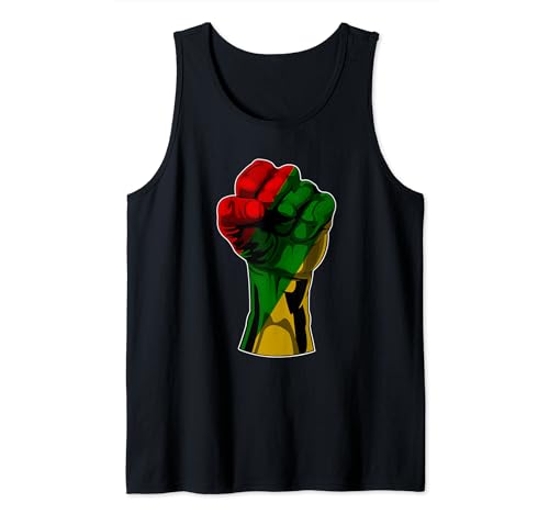 Black History Month Fist Juneteenth Women Men Kids Camiseta sin Mangas