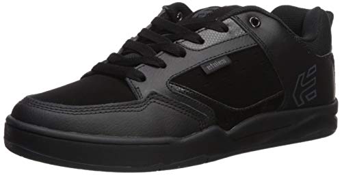 Etnies Men's Cartel Skate Shoe, Black/Black/Grey, 12 Medium US
