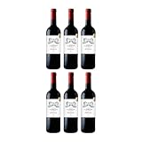 Maison Le Star Château La Barotte Bordeaux AOP Rotwein rot trocken Frankreich inkl. FeinWert E-Book (6 x 0.75 l)