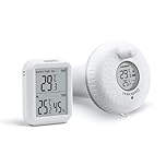 Inkbird Thermomètre de Piscine Flottant sans Fil Radio avec Moniteur, Surveillance à Distance Thermometre de Température d'eau, Grand Écran