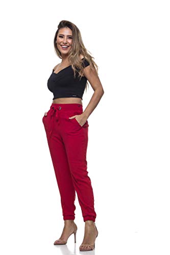 Calça Clara arruda Cós Laço 10053-44 - Vermelho