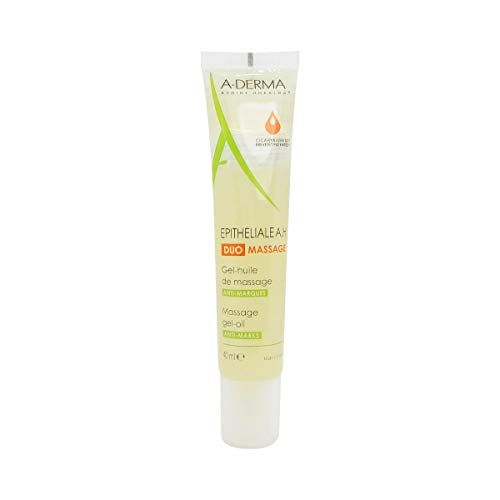 Image of A-Derma Epitheliale Ah Duo Massage Gel-Oil for Unscented Natural Skincare, 40ml