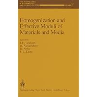 Homogenization and Effective Moduli of Materials and Media