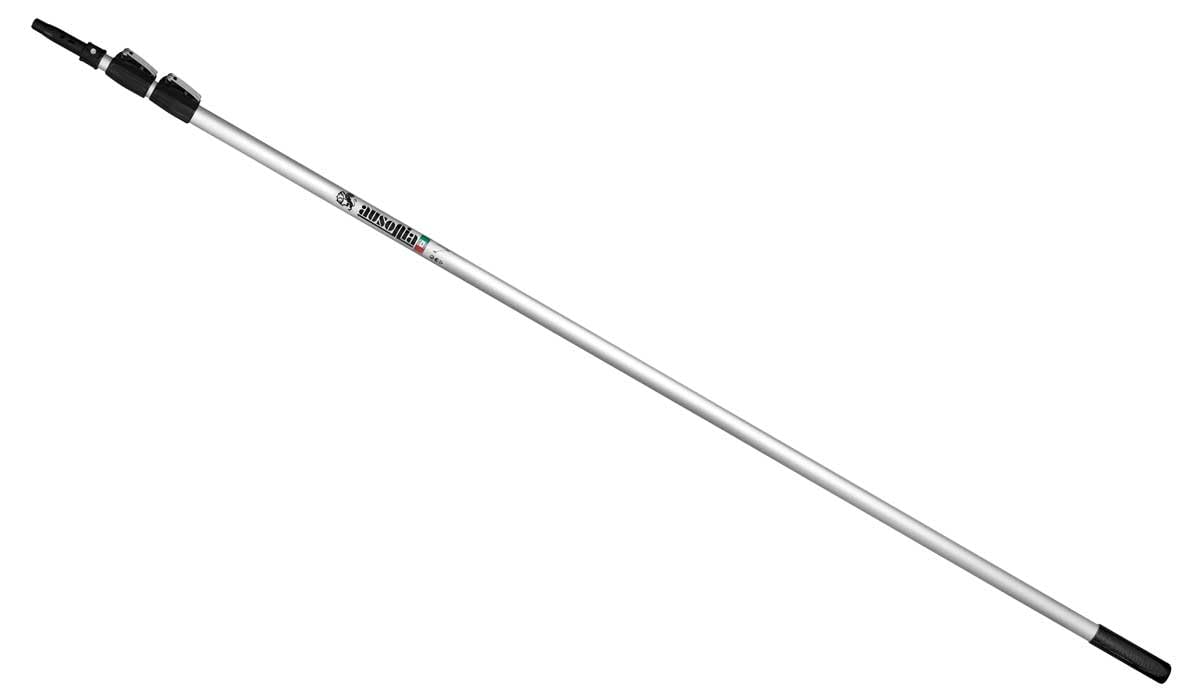 AUSONIA - PERCHE TÉLESCOPIQUE PROFESSIONNELLE RÉGLABLE DE 240 À 600 CM EN ALLIAGE D’ALUMINIUM